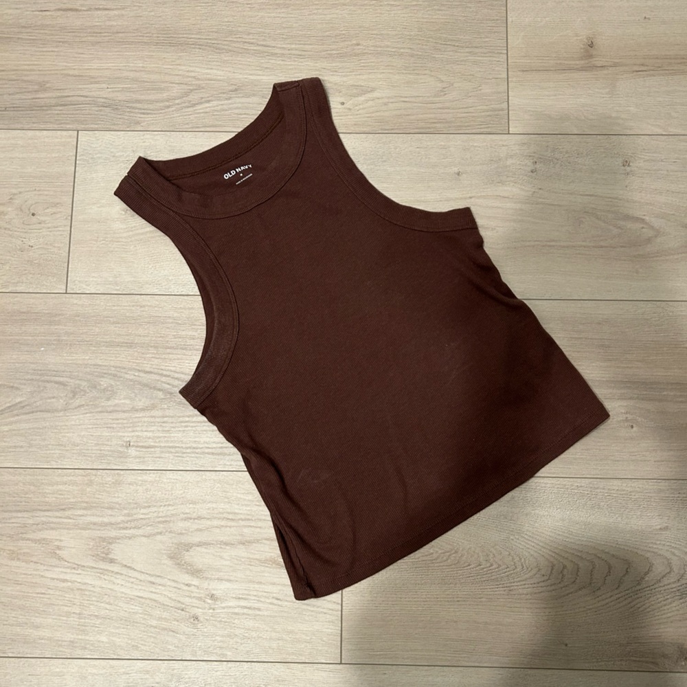 Old Navy Women's Brown Crop Top, Size M